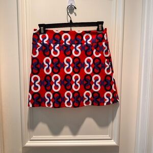 RED WHITE AND BLUE Bo & Nic Pink Skort Pickleball Skort Resort Golf Tennis Athle